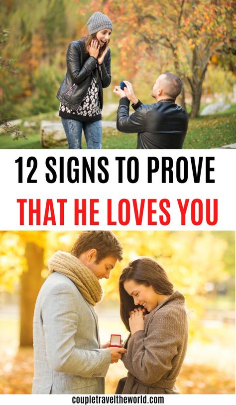 12 Signs To Prove  That He Loves You. Will He Ever Love Me, Signs He Loves You Without Saying It, Does He Still Love Me, Does He Really Love Me, Does He Love Me, Science Of Love, Signs He Loves You, Power Of Attraction, Romance Tips