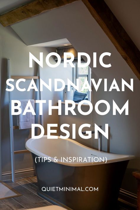 nordic scandinavian bathroom design Bathroom Inspiration Scandinavian Master Bath, Scandinavian Interior Design Bathroom, Nordic Bathroom Scandinavian Style, Modern Nordic Interior Design, Nordic House Interior, Bathroom Scandinavian Style, Scandinavian Interior Bathroom, Scandinavian Bathroom Design Ideas, Modern Scandinavian Bathroom