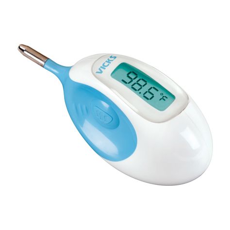 Vicks Baby Rectal Thermometer with Flexible Tip and Waterproof Design, V934 - Walmart.com - Walmart.com Baby Health, Baby Registry Guide, Rectal Thermometer, Vicks Vaporub Uses, Baby Temperature, Baby Thermometer, Infrared Thermometer, Vicks Vaporub, Digital Thermometer