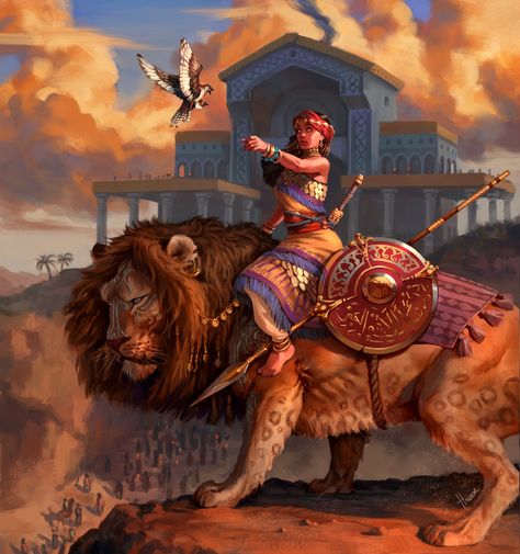 ArtStation - Al Laat Ancient Animals, Arte Fantasy, Fantasy Inspiration, Medieval Fantasy, Fantasy Artwork, Fantasy Creatures, Character Concept, Female Art, Diamond Painting