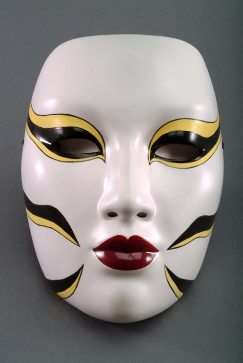 masks | Regular - promotional pictures #1 , #2 , eBay auction Kabuki Mask, Mask Inspiration, Fancy Braids, Noh Mask, Venetian Carnival Masks, Theatre Masks, Mask Painting, Japanese Mask, Female Mask