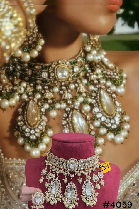 Gold Plated Kundan Necklace Set Rajwadi Gold Finish Traditional Gold Kundan Necklace Indian Wedding Jewelry Rajwada Jewelry Gold Look Like Gold Kundan Necklace, Schmuck Gold, Kundan Necklace Set, Necklace Indian, Kundan Necklace, Indian Heritage, Indian Wedding Jewelry, Kundan Necklaces, Bride Look