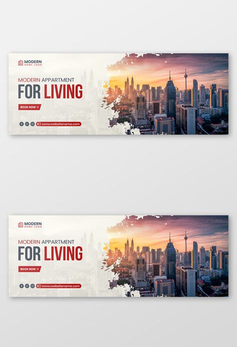 Facebook Cover For Real Estate or House Sale Web Banner#pikbest#Templates Facebook Cover Design, Real Estate Banner, House Sale, Social Media Post Template, House Property, Living Books, Banner Images, Home Logo, Web Banner