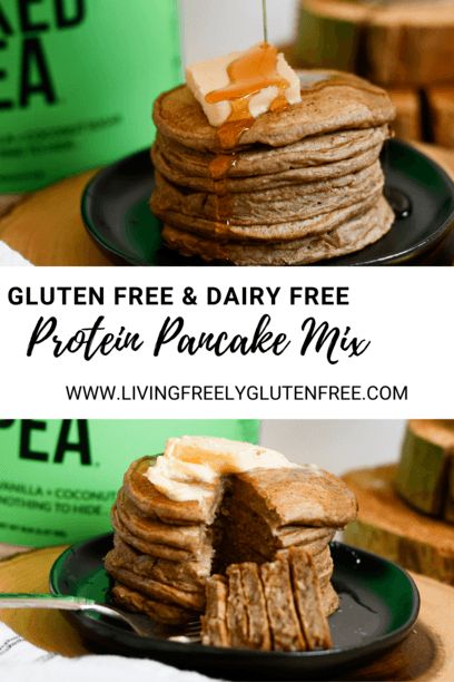 Gluten Free Protein Pancake Mix Recipe (Dairy Free) Protein Pancake Mix Recipes, Protein Pancakes With Oats, Gluten Free Protein Pancakes, Pancake Mix Recipe, Dairy Free Pancakes, Dairy Free Protein, Protein Pancake Mix, Gluten Free Protein, Protein Mix