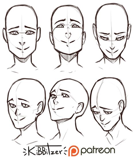 Official Post from kibbitzer: I wanted to help a friend to find a good reference sheet with these poses but they where too much "realistic" so I decided to draw them and to make them free for everybody! <3 Turned Face Reference, Facing Down Drawing, Back Turned Pose Drawing, Face Positions Reference, How To Draw Comic Characters, Head Turn Reference, Head Positions Drawing, Headshot Poses Drawing, Head Angles Reference