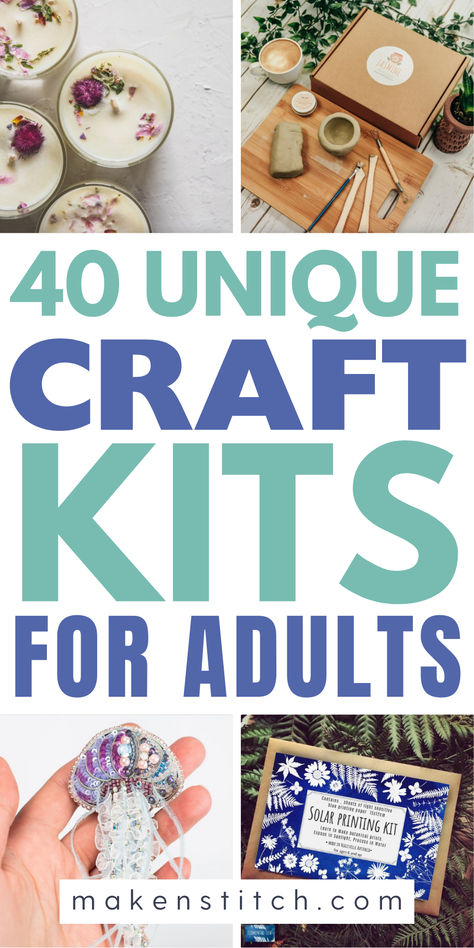 craft kits for adults Diy Crafts Adults Project Ideas, Making Crafts Aesthetic, Crafts For Beginners Hobbies, Simple Craft Ideas For Adults, Trending Crafts For 2025, Crafts To Do In The Car For Adults, Calming Crafts For Adults, Diy Craft Party Ideas For Adults, Gifts For Adults Who Have Everything