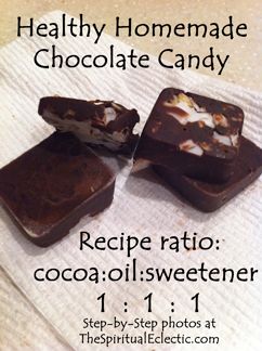 Chocolate Candy Recipe - use this method with other recipe for melting xylitol. 1/2 cup coconut oil, 1/4 cocoa powder, 2 tablespoons xylitol, and 1 teaspoon vanilla. Plus add ins like coconut and almonds. Must melt xylitol!! Homemade Chocolate Candy Recipes, Xylitol Recipes, Homemade Chocolate Candy, Chocolate Candy Recipes, Sugar Free Sweets, Sugar Free Candy, Candy Recipe, Candy Recipes Homemade, Low Carb Sweets