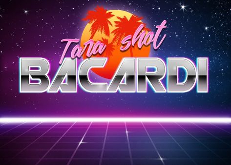 Tara Shot, Bacardi, Neon Signs, Neon, Signs, Memes