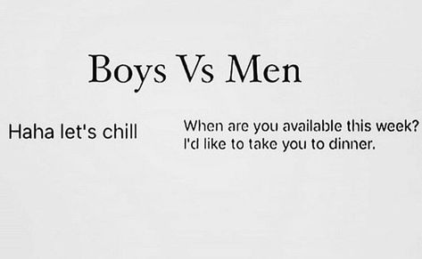 Ms. Femoiselle on Instagram: “Femoiselles, we are only dealing with Men around here!!! Real men will come correct!!! Stop dealing with boys and only entertain Men!!!…” Man Vs Boy, Men Vs Boys, Man Vs, Real Men, Real Man, Vision Board, Romance, Let It Be, On Instagram