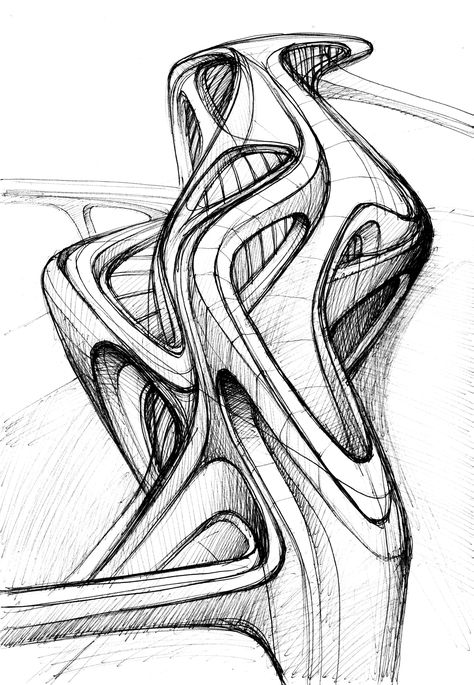 Architectural sketches ideas on Behance معرض فني, Sketches Ideas, Architectural Sketches, Conceptual Architecture, Architecture Sketchbook, Parametric Architecture, Architecture Design Sketch, Architecture Design Drawing, Architecture Concept Drawings