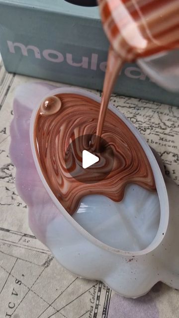 Lily Minilli on Instagram: "Anyone else love a dirty pour?

I'm always so excited to see how the pattern forms

Love this copper and autumnal leaf tray 

Using @mouldd_resin epoxy resin

2 available see stories

#autumndecor #Lilyminilli #resinpour #dirtypour #pouring #copperdecor" Copper Decor, Resin Pour, Mold Making, Resin Crafts, Epoxy Resin, Love A, So Excited, Fall Decor, Love This