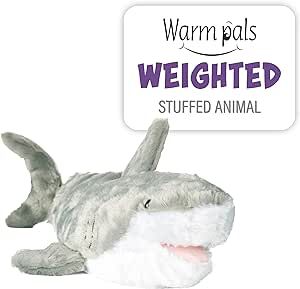 Warm Pals - Samuel Shark - 1.5lbs - Cozy Microwavable Lavender Scented Plush Toys - Heated Stuffed Animal - Heatable Coolable Bedtime Comfort Plushie Infant Toys, Microwave Heating Pad, First Christmas Photos, Homeschool Geography, Cooling Pad, Soft Stuffed Animals, Baby Must Haves, Manhattan Toy, Painted Books