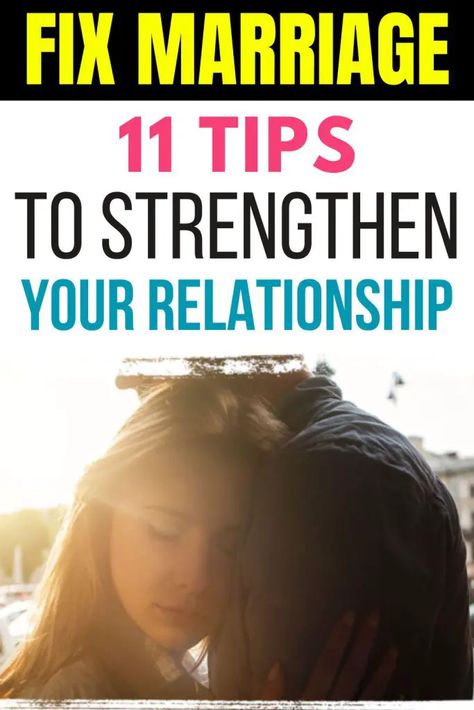 How to Fix Your MarriageHow to Fix Your Marriage: 11 Tips to Strengthen Your Relationship Fix Your Marriage, How To Fix My Relationship, How To Fix Your Marriage, Fixing Relationships, How To Stop Coughing, Marriage Ideas, Couples Therapy, Marriage Counseling, Marriage Tips