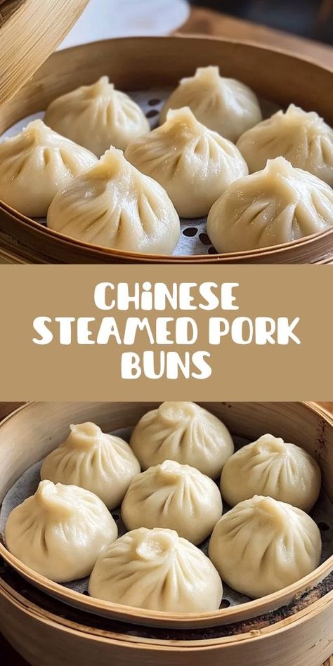 Craving authentic Chinese flavors? 🥢 Try these soft and fluffy Chinese Steamed Pork Buns (Baozi) filled with juicy, flavorful pork. Perfect for a snack, appetizer, or even a light meal! 🥟 These buns are easy to make at home and bring the taste of your favorite dim sum right to your kitchen. Click to explore the full recipe and get cooking! 👩‍🍳 Steam up some goodness today! #SteamedBuns #ChineseCuisine #PorkBuns #DimSum #AsianRecipes #Baozi #HomemadeRecipes Pork Steam Buns Recipe, Baozi Recipe, Char Siu Bao, Steam Buns Recipe, Siu Bao, Steam Buns, Steamed Pork Buns, Steamed Pork, Chinese Bbq Pork