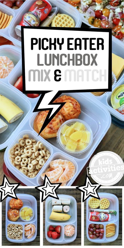 Lunchbox Ideas For Picky Eaters, Packed Lunch For Picky Eaters, Kids Lunch For Picky Eaters, Picky Kid School Lunch Ideas, Lunch Box Ideas For Picky Eaters, Snack Lunch Ideas For Kids, Picky Eaters Lunchbox Ideas, School Lunches For Kids Kindergartens, Kids Pack Lunch Ideas