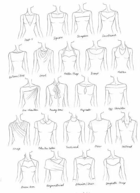 Different Types Of Clothes, Types Of Clothes, Fashion Model Sketch, Fashion Illustration Tutorial, Fashion Figure Drawing, Fashion Design Books, Model Sketch, Fashion Illustrations Techniques, Fashion Drawing Sketches