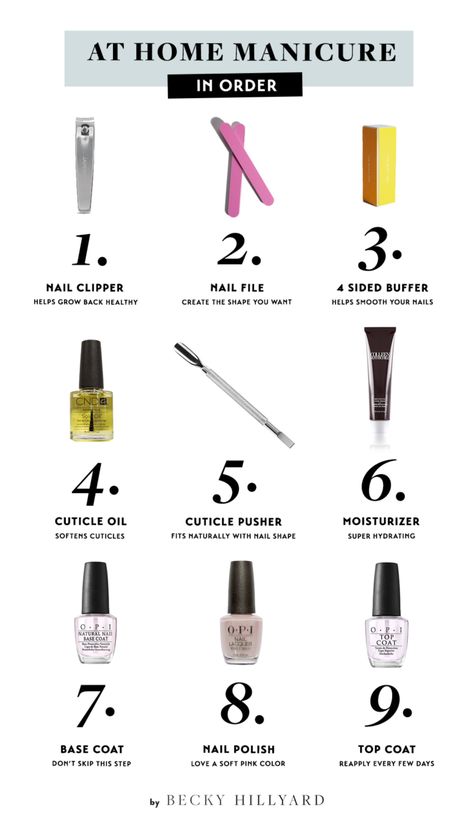 At Home Manicure + How to Remove Gel Polish Nail Tech School, Base Coat Nail Polish, Manicure Essentials, At Home Manicure, Remove Gel Polish, Nail Coat, Business Nails, Nail Tutorial Videos, Gel French Manicure