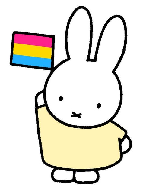 Miffy Pfp, Queer Pride Flag, Pansexual Pride, Lesbian Flag, Happy House, Pride Flags, Owl House, Aesthetic Art, Cute Drawings