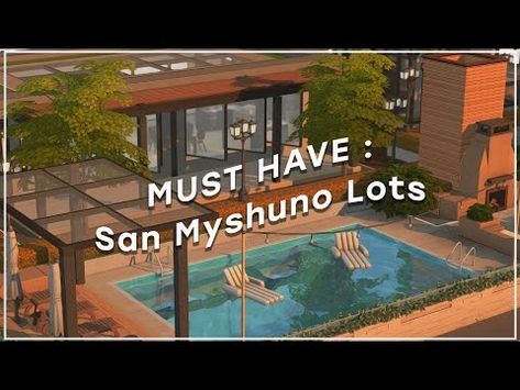 MUST HAVE LOTS: SAN MYSHUNO | The Sims 4 - YouTube San Myshuno, Sims 4 Build, Maxis Match, The Sims 4, The Sims, Sims 4, Must Haves