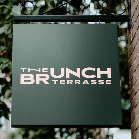 Cafe Branding Logo, Big Cafe, Cafe Names Ideas, Brunch Design, Brunch Cafe, Cafe Branding, Bar Logo, Cafe Logo, Brand Guide