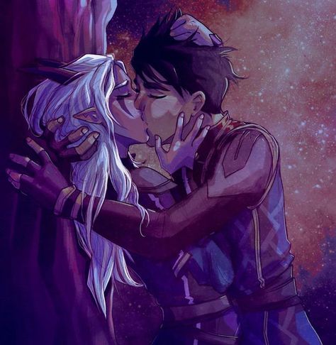 Numpty on Instagram: "Some tense, desperate rayllum kisses 🥰 #rayllum #rayla #callum #rayllumfanart #fanart #tdp #thedragonprince #thedragonprincefanart" Moonshadow Elves, Dragon Prince Rayla X Callum Fanart, Rayllum Fanart, Rayla Callum, Dragon Price, Rayla X Callum, Rayla Dragon Prince, Prince Dragon, Dragon Princess