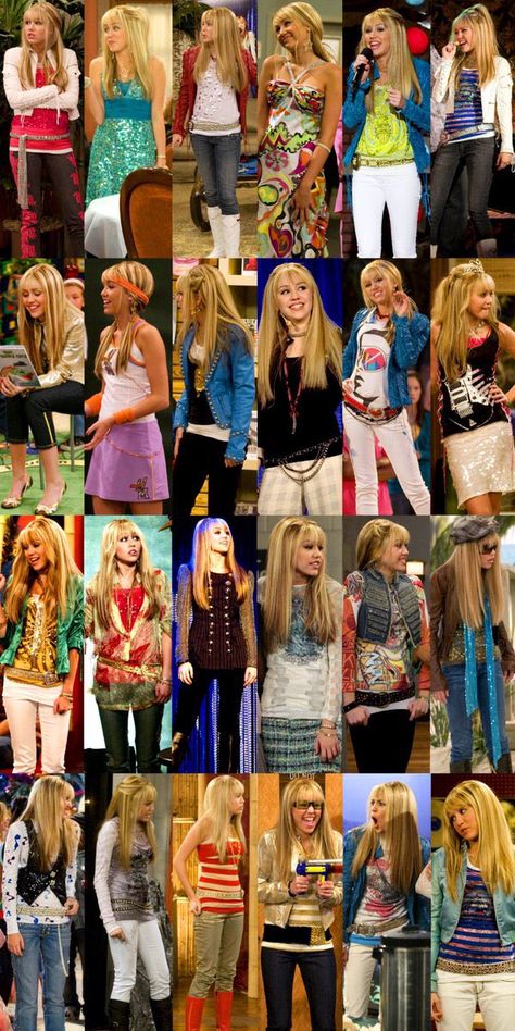 ✧･ﾟ: * hannah montana season 2 looks Hannah Montana Season 2, Miley Cyrus Costume, Hannah Montana Outfits, Hannah Montana Costume, Hannah Miley, Early 2000s Aesthetic, 2000s Dress, Lilly Pulitzer Outfits, Popular Halloween Costumes