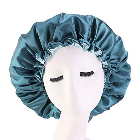 Amazon.com : Satin Bonnet Silk Bonnet For Curly Hair Bonnet Braid Bonnet For Sleeping Bonnets For Women Large Double-layer Adjustable : Beauty Satin Bonnet Sleep, Silk Hair Bonnets, Sleep Hairstyles, Bouffant Scrub Caps, Silk Bonnet, Bonnet Cap, Satin Bonnet, Hair Bonnet, Things For Home