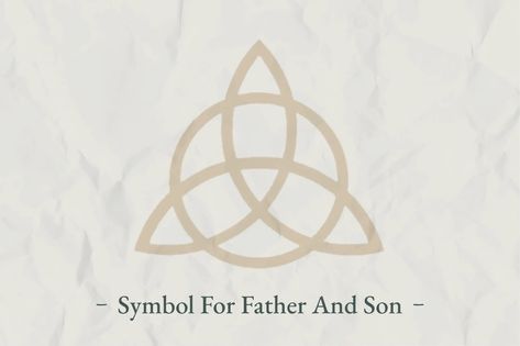 Viking Symbol For Father And Son Viking Love Symbol, Viking Symbol For Family, Symbols That Represent Family, Father Son Tattoo, Symbol For Family Tattoo, Family Tattoos For Men, Nordic Symbols, Viking Tattoo Symbol, Celtic Knot Tattoo