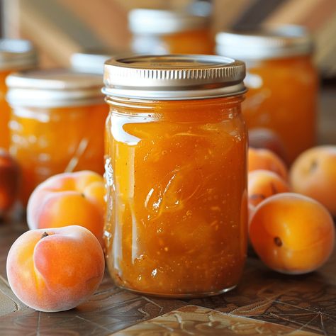 Easy Apricot Jam Recipe - emiliarecipes.com Easy Apricot Jam Recipe, Apricot Jam Recipe, Fresh Apricots, Apricot Jam Recipes, How To Make Jam, Jam Recipe, Apricot Jam, Dried Apricots, Jam Recipes