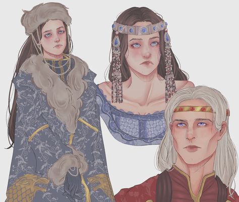 Lyanna And Rhaegar, Daenerys Targaryen Hair Color, Rhaegar And Lyanna, Bird Person, Lyanna Stark, Stark Family, Improve Drawings, A Dance With Dragons, George Rr Martin