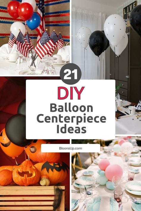 Looking to take your party decorations up a notch? Look no further than our 21 DIY Balloon Centerpiece ideas! These balloon centerpiece ideas are sure to transform any party into a memorable event. Discover the secrets of balloon decoration, and bring a pop of fun and festivity to your get-togethers! Non Helium Balloon Ideas, Balloon Centerpiece Ideas, Balloon Centerpieces Diy, Valentines Balloons Bouquet, Hot Air Balloon Centerpieces, Happy Birthday Tag, Balloon Centerpiece, Floating Balloons, Valentines Balloons