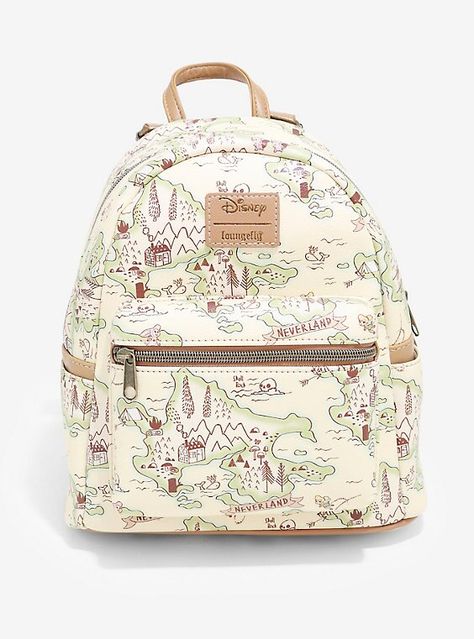 Never Land Map, Disney Bags Backpacks, Cute Mini Backpacks, Disney Purse, Stone Necklace Set, Loungefly Bag, Disney Bag, Loungefly Disney, Cute Backpacks