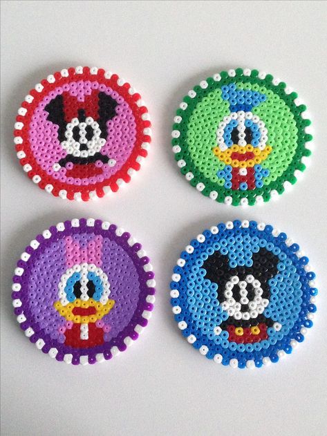 Perler Bead Coasters, Hama Beads Coasters, Bead Coasters, Huichol Pattern, Coasters Cute, Hamma Beads Ideas, Melty Bead Patterns, Pearl Beads Pattern, Easy Perler Beads Ideas