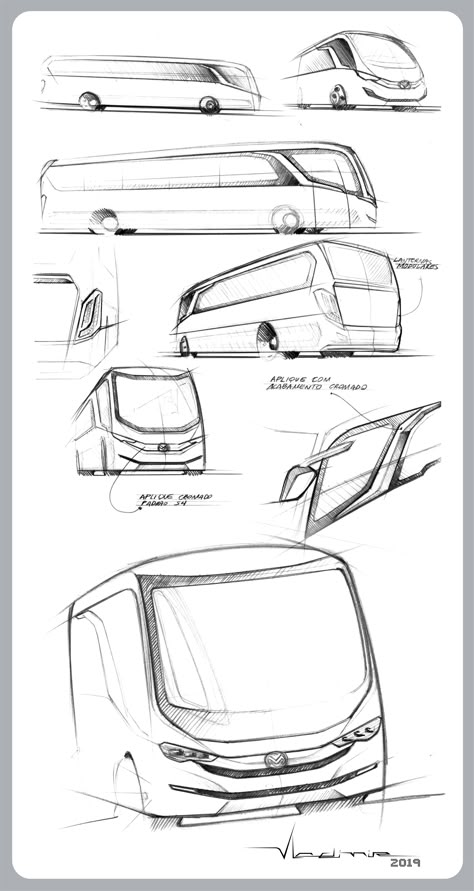 Sketch Bus product Ello Vechiles Sketch, Bus Sketch Design, Vehicle Design Sketch, Bus Design Concept, Anime Truck, Car Design Sketch Draw, Design Pencil Drawing, Bus Sketch, Truck Sketch