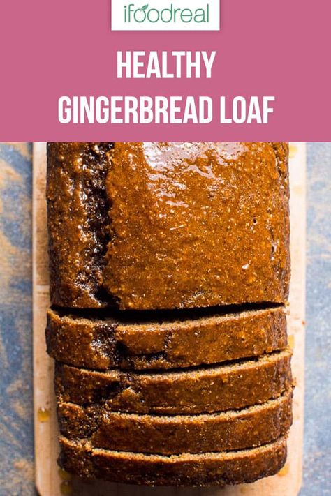 Gingerbread Loaf Cake, Gingerbread Loaf Recipe, Tattoo Ideas Back, Healthy Gingerbread, Muffins Blueberry, Gingerbread Loaf, Healthy Holiday Recipes, Gingerbread Recipe, Gingerbread Cake