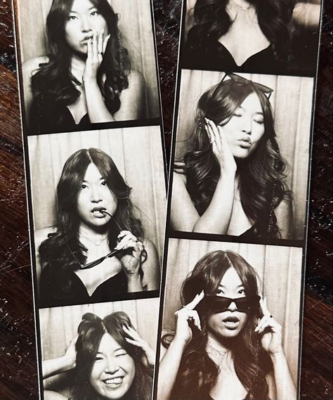 B W Photography Vintage, Old Photo Booth Pictures, Photo Booth Black And White, Vintage Photobooth Aesthetic, Film Photo Booth, Vintage Photo Booth Ideas, Photo Booth Photos Aesthetic, Photobooth Poses Alone, Black And White Photobooth Pictures