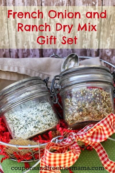 Ranch Dip Mix, Homemade French Onion Soup, Homemade Ranch Dip, Homemade Dry Mixes, Homemade Dips, Homemade Spice Mix, Homemade Holiday Gifts, Spice Mix Recipes, Homemade Food Gifts