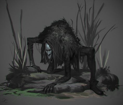 ArtStation - Swamp Witcher Swamp Character Design, Swamp Creature, Rpg Map, Dnd Monsters, 다�크 판타지, Monster Concept Art, Bloodborne, Fantasy Creatures Art, Fantasy Monster