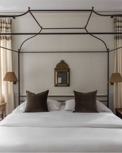 This Ivy House Carley Page, Interiors 2023, Male Bedroom Ideas, Stand Alone Tub, Perfect Bed, Neutral Bedrooms, Four Poster Bed, City Road, Four Poster