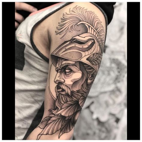 10 Best Roman God Tattoo Ideas That Will Blow Your Mind! | Outsons | Men's Fashion Tips And Style Guides Roman God Tattoo, God Tattoo Ideas, Apollo Tattoo, Hades Tattoo, Roman Tattoo, Cat Tatto, Zeus Tattoo, God Tattoo, Tattoo Background