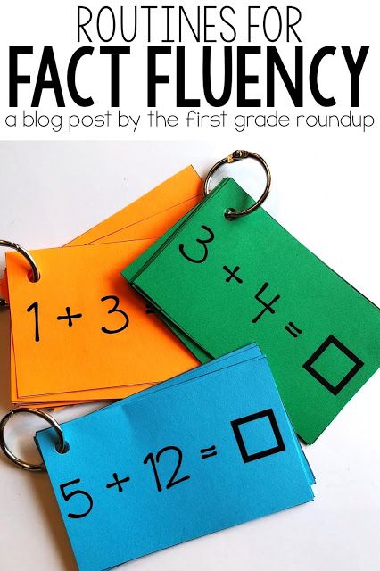 How can we practice math facts without just doing rote memorization? Fact Fluency is the answer! Working on fact fluency routines with partners helps deepen kids understanding of addition and subtraction strategies. Read about our number fluency routines in first grade. Addition And Subtraction Strategies, Number Fluency, Math Card Games, Subtraction Strategies, Math Fluency, Math Fact Fluency, Subtraction Facts, Fact Fluency, Primary Maths