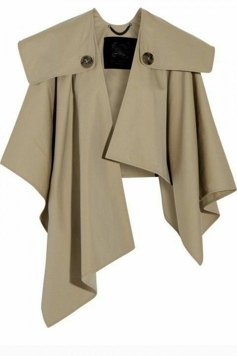 Trench Cape, Persian Fashion, Burberry Prorsum, Winter Mode, 가을 패션, Coat Fashion, Fashion Sewing, Fashion Drawing, Fashion Details