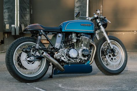 Cb 750 Cafe Racer, Beginner Motorcycle, Cb750 Cafe, Cb750 Cafe Racer, Honda 750, Bmw Scrambler, Bike Builder, Cafe Bike, Bike Exif