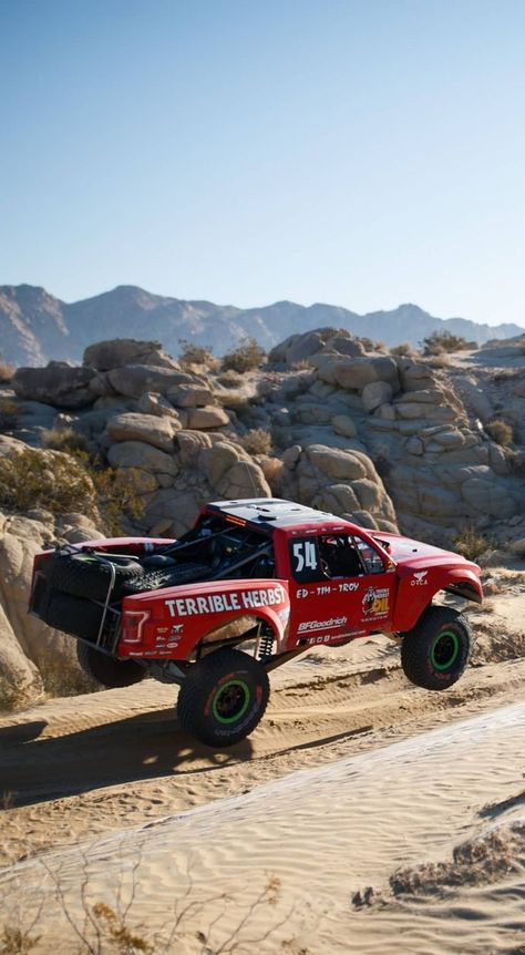 Offroad Outlaws, Baja Trucks, Larry Chen, Truck Wallpaper, Paris Dakar Rally, Baja Truck, Road Race Car, Dakar Rally, Trophy Truck