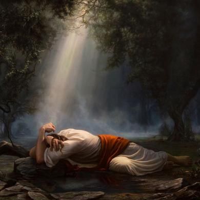 Artwork from the Church History Museum Collection on the Atonement of Jesus Christ - Gethsemane, Crucifixion, Resurrection Quotes Real, Elder Holland, Agony In The Garden, Quotes Uplifting, Scripture Journal, Quotes Morning, Garden Of Gethsemane, Quotes Strong, Quotes Arabic