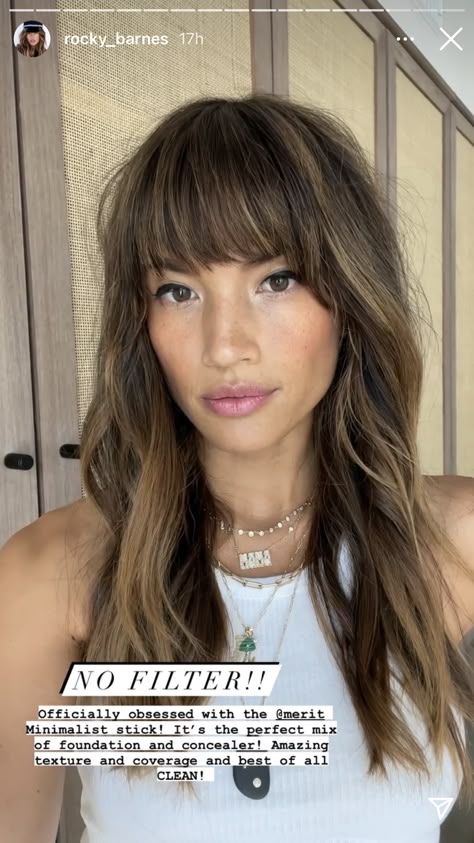 Rocky Barnes Hair Bangs, Rocky Barnes Hair, Long Layered Hair Styles, Long Hair With Fringe, Layered Hair Styles, Hair With Fringe, 2025 Hair, My Hairstyle, Rocky Barnes