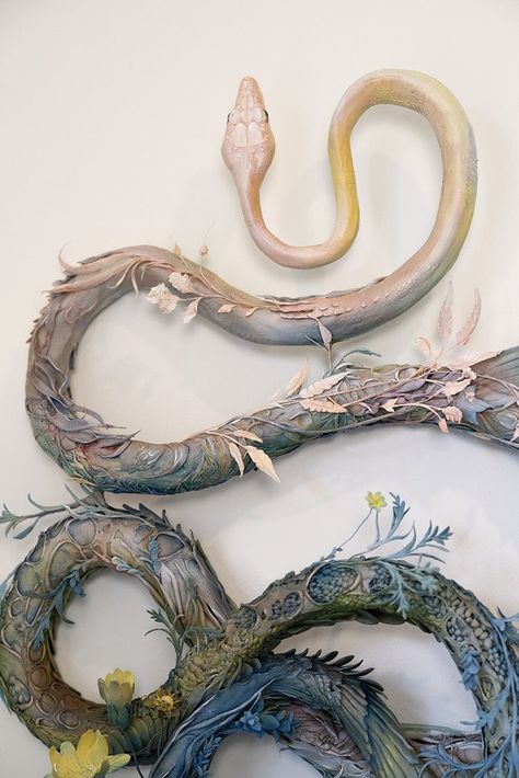 Ellen Jewett, Fleurs Diy, Snake Art, 다크 판타지, Large Image, Arte Inspo, Creature Design, Creature Art, Clay Art