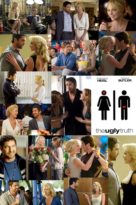 The Ugly Truth The Ugly Truth Movie, Movies Couples, Rom Coms, Katherine Heigl, Reading Area, Gerard Butler, The Ugly Truth, Cinema Posters, Movie Couples