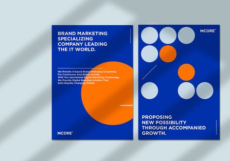 MCORE CI on Behance Circle Branding Design, Nordic Branding Design, Circle Poster Design, Product Marketing Design, Dots Graphic Design, Dot Branding, Circle Branding, Circle Graphic Design, Circle Poster