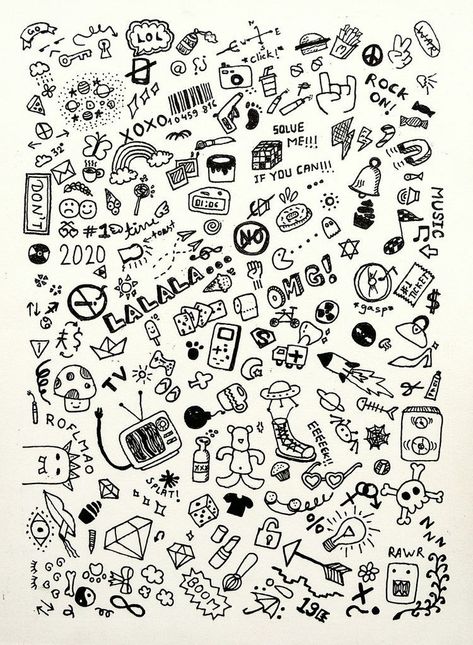 Cute Doodle Art Black And White, Hand Drawn Doodles Simple, Cute Filler Doodles, Filler Doodles Easy, Doodle To Draw On Hand, Cool Pen Doodles, Cute Pen Doodles Simple, Doodle Art On Shoes, Hand Pen Doodles